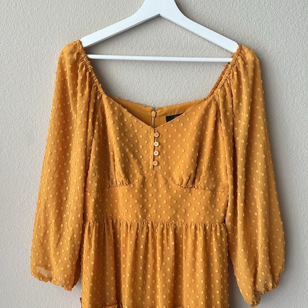 J Crew Tiered Midi Dress, Size 4 - Picture 3 of 11